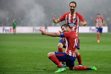 0-3. Gabi celebró el tercer gol.