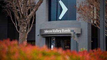 Silicon Valley Bank headquarters in Santa Clara, California, US, on Thursday, March 9, 2023. SVB Financial Group bonds are plunging alongside its shares after the company moved to shore up capital after losses on its securities portfolio and a slowdown in funding. Photographer: David Paul Morris/Bloomberg via Getty Images