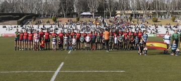 Imágenes de la semifinal del Campeonato de Europa de rugby femenino disputada en el Estadio Central de la Universidad Complutense entre la selección española, dirigida por José Antonio Barrio, y la selección rusa.


