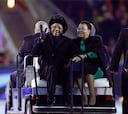 Nelson Mandela acude al estadio para presenciar la final