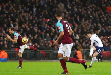 Bosh!! Son Heung-min wellies one in against West Ham.