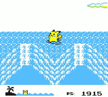 pokemon amarillo pikachus beach playa pikachu minijuego secreto surf