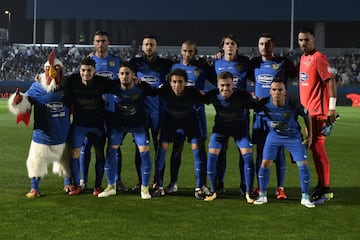 Fuenlabrada's starting line-up.