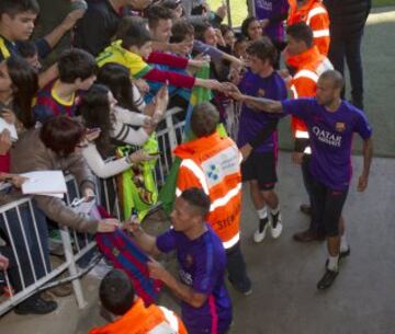 Sesión de puertas abiertas del Barcelona