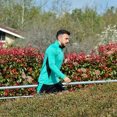 Paredes sigue dosificando las cargas de trabajo