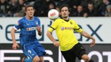 El central Hummels, en un partido con el Dortmund.