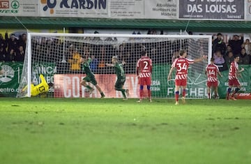 1-0. Markitos celebra el primer tanto del conjunto gallego.