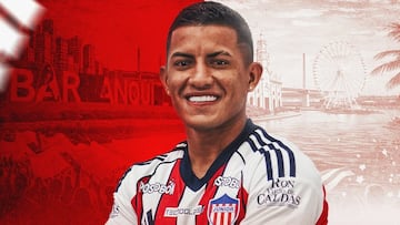 Cristian Barrios habla como nuevo jugador de Junior de Barranquilla.