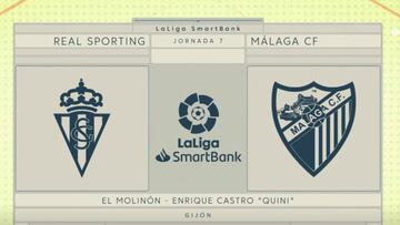 Resumen y gol del Sporting vs Málaga de LaLiga SmartBank