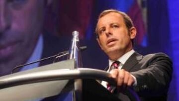 <b>SATISFECHO. </b>El presidente disfruta del mejor momento del Barça"