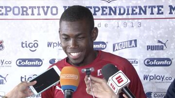 Didier Delgado en zona mixta