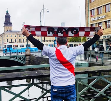 Torcedor veterano do Rayo Vallecano