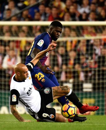 Umtiti y Zaza.