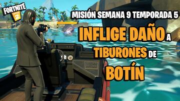 &iquest;D&oacute;nde encontrar tiburones de bot&iacute;n en Fortnite Temporada 5?