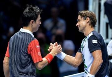 Kei Nishikori venció a Ferrer en una nueva jornada del Masters.