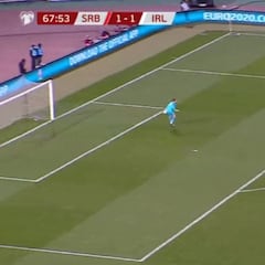 A Jovic se le pone la cosa negra hasta en la selección: ojo a lo que hizo su 'rival'