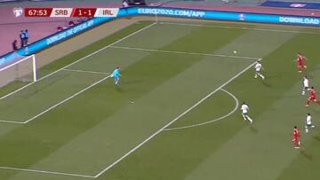 A Jovic se le pone la cosa negra hasta en la selecci車n: ojo a lo que hizo su 'rival'