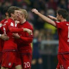 Bayern sin Vidal golea al Bremen y se acerca al título