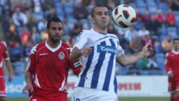 <b>CONTUNDENTE. </b>Manolo Martínez en un fijo en el once de Ríos.