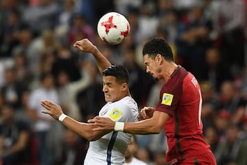 Las mejores imágenes del Portugal-Chile en Kazán