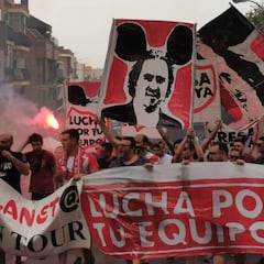 Centenares de rayistas se manifiestan en contra de la directiva