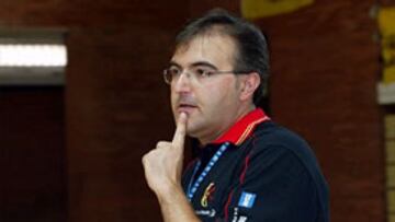 <b>EXPECTATIVAS. </b>El seleccionador nacional se muestra cauto al señalar sus objetivos para el Europeo.