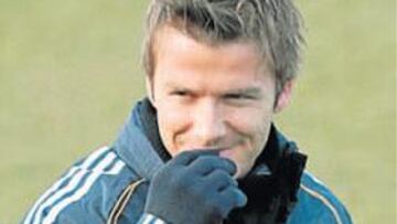 <b>ILUSIONADO. </b>Beckham espera entrar hoy en la lista de convocados.