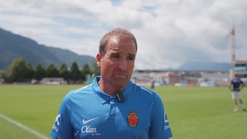 Jagoba Arrasate, entrenador del Mallorca en la pretemporada de Austria 2025.