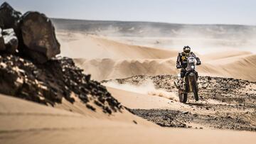 Quintanilla se mantiene tercero en el Rally de Merzouga