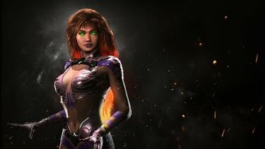 Starfire ya luce espectacular como próximo personaje de Injustice 2
