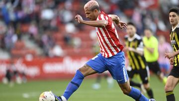 27/02/22 Eric Ramírez durant el partido contra el Zaragoza. Foto: Pablo Albala