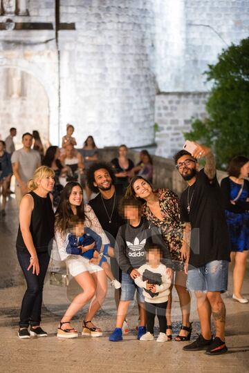 Marcelo disfruta de sus vacaciones en Dubrovnik con su familia