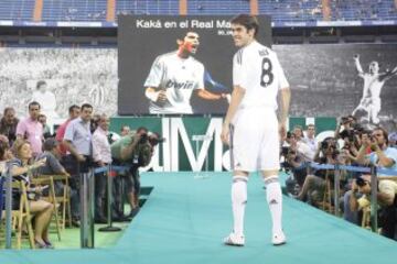 Real Madrid spent 67 million euros bring Ricardo Kaká to the Bernabéu from AC Milan in 2009.