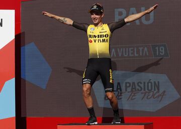 Roglic, vencedor de la etapa.