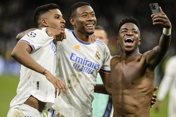 Rodrygo, Alaba y Vinicius, tres pilares madridistas.