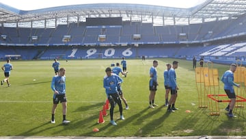 Entrenamiento Deportivo de La Coru&ntilde;a. quiles miku riazor