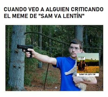 Los mejores memes de Sam va lentín