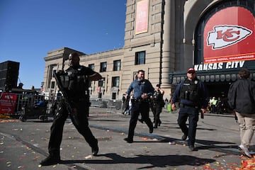 Las fuerzas del orden informaron de un tiroteo en las calles de la ciudad, en Union State, durante el festejo de los Chiefs.