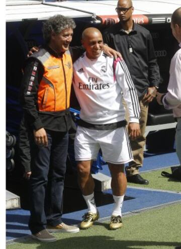 Rafa Guerrero y Roberto Carlos.