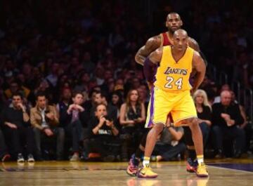 LeBron James y Kobe Bryant.