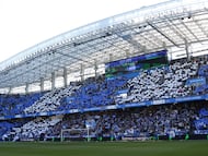 Partido Deportivo de La Coruña - Málaga. afición Depor