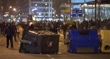 Russian hooligans cause havoc in Bilbao