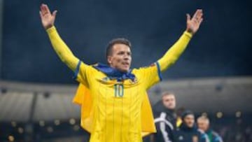 Konoplyanka, celebrando la victoria.