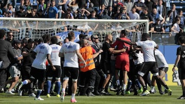 El Bastia cierra la grada de los ultras tras los incidentes