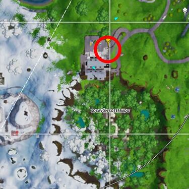 Desafío Fortnite - Baila sobre un reloj de sol, una taza de café gigantesca, y una cabeza de perro metálica gigantesca