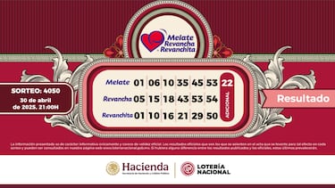 Resultados Melate: números que cayeron hoy y premios del sorteo 4050 | 30 de abril