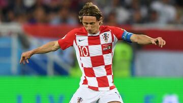 Modric con la selección croata.