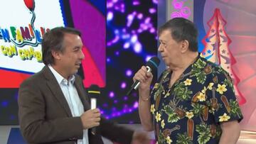 Emilio Azcárraga en un programa con Chabelo