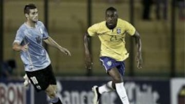 Gerson, con Brasil en categorías inferiores.
