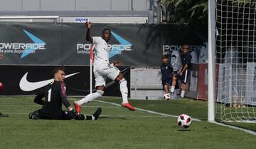 Secuencia del  gol de Vinicius que supuso el 1-1 en el partido.